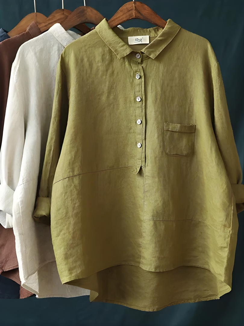 Noémie| Relaxed Buttoned Shirt