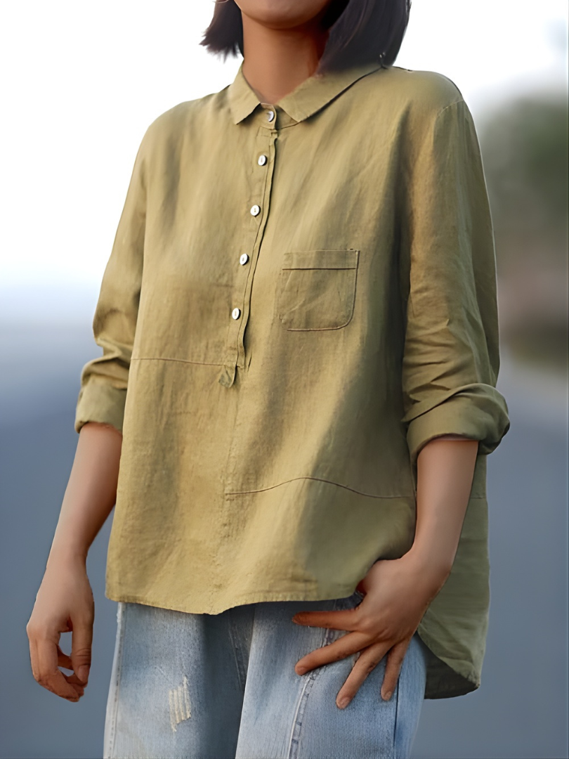Noémie| Relaxed Buttoned Shirt