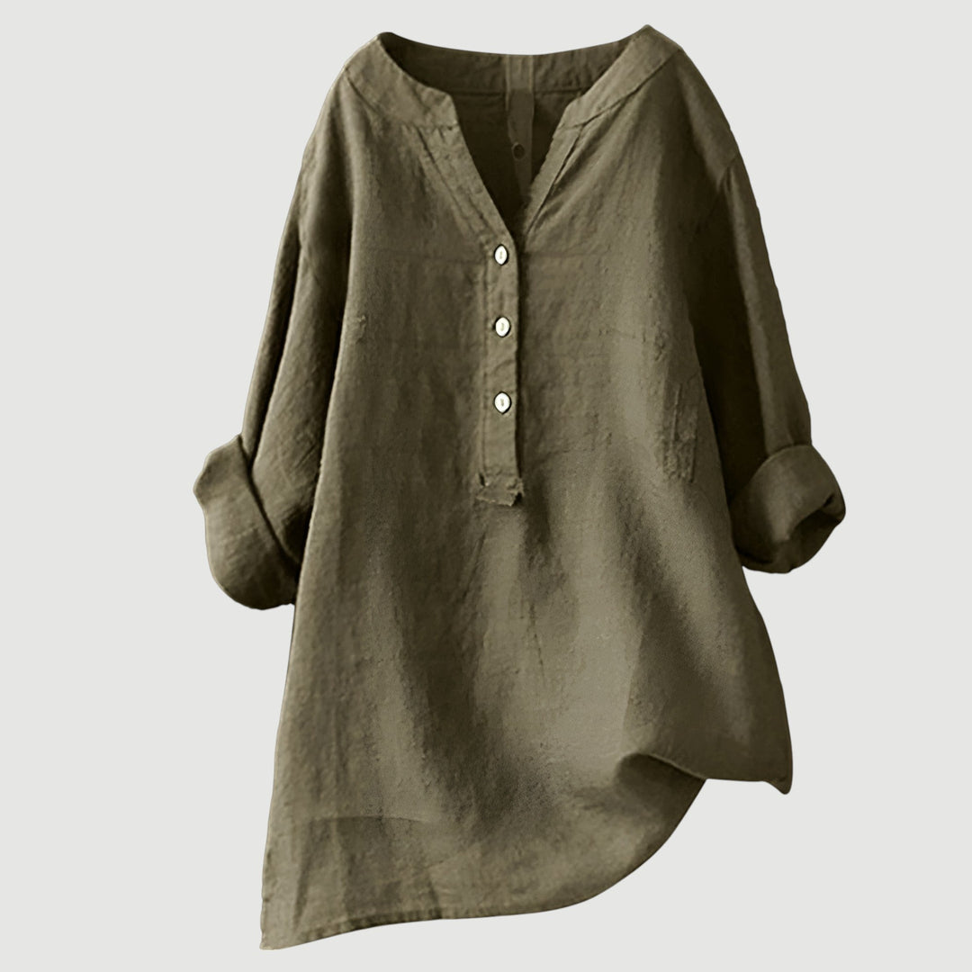 Samantha - casual linen blouse