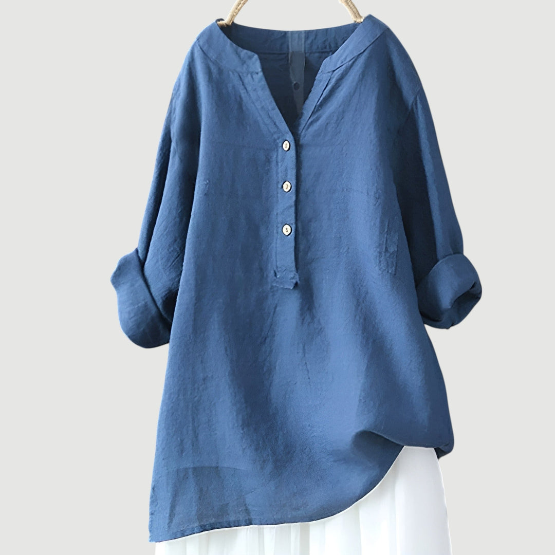 Samantha - casual linen blouse