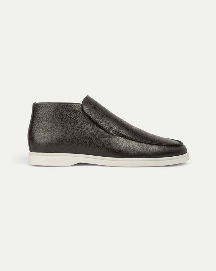 DEACON | Night Black Leather City Loafer